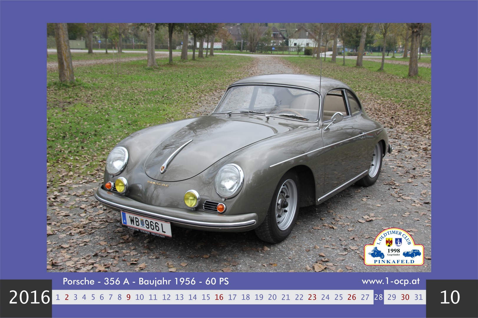 Oldtimerkalender 2016